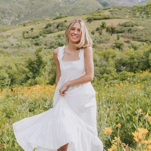 Free People Isabella Maxi Dress White